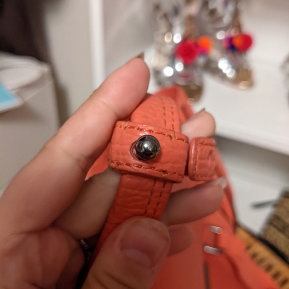 PHILLIP LIM 3.1 Textured Calfskin Large Pashli Satchel Coral - Picture 5 of 16